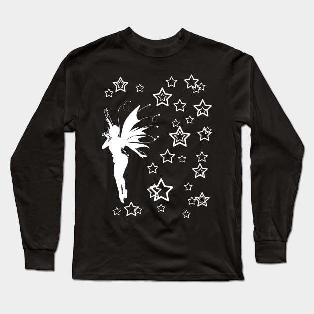 Fairy Faires fay Stars Long Sleeve T-Shirt by LadiesGoldenSpiral